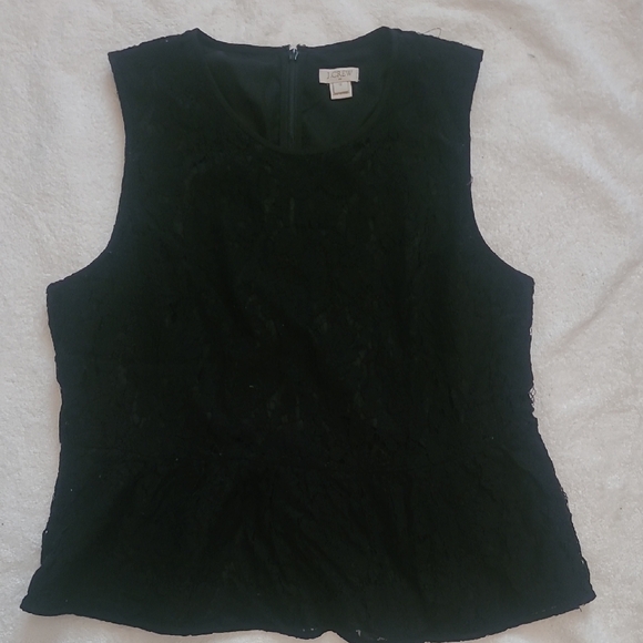 J. Crew Elegant Black Sleeveless Top - Picture 1 of 4